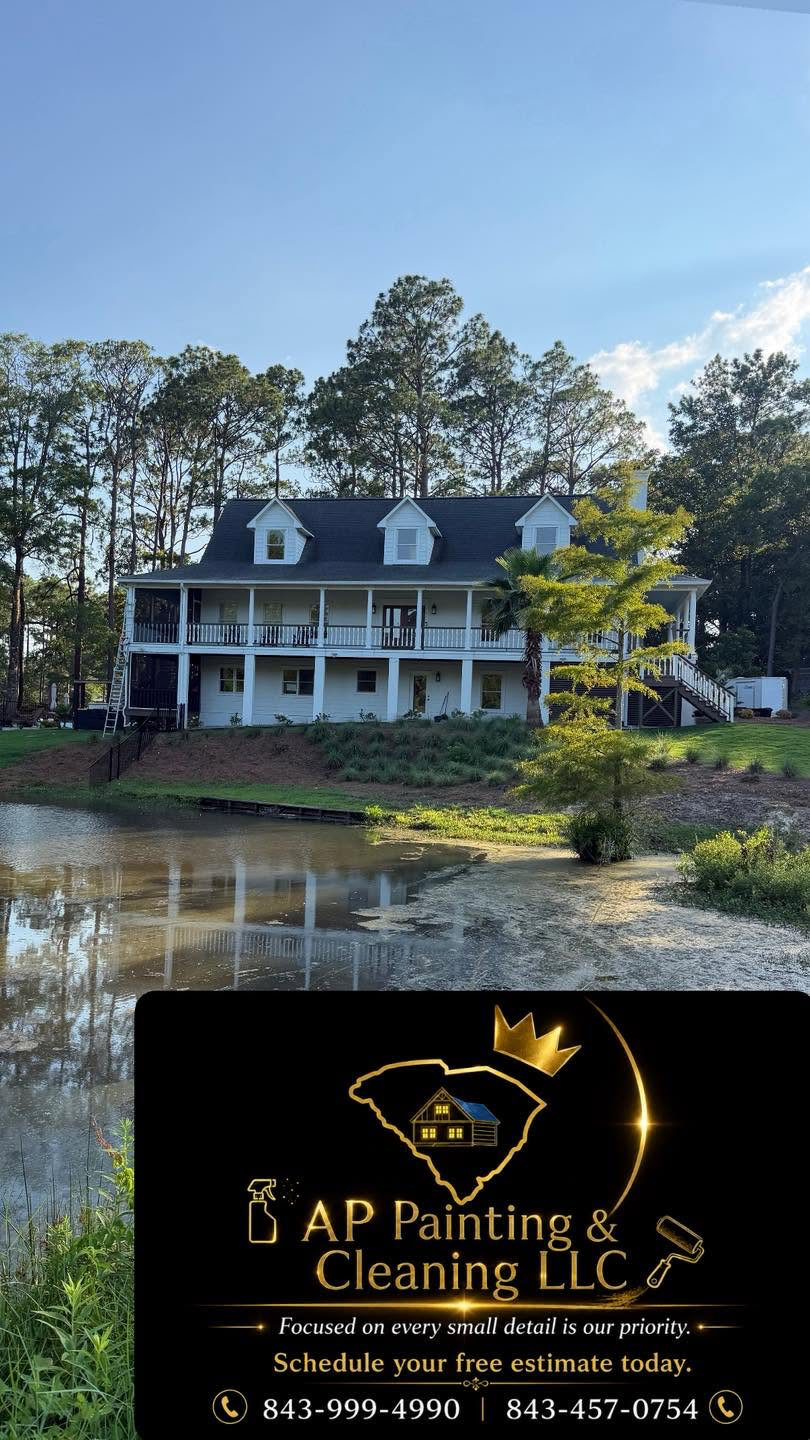 Exterior painting project completed by AP Painting & Cleaning